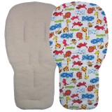 Seat Liner to fit Bugaboo Pushchairs Jungle / Lambs Fleece
